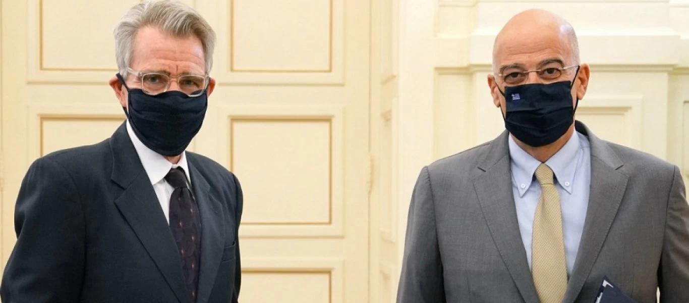 Με τον Τ.Πάιατ συναντήθηκε ο Ν.Δένδιας - Όσα συζήτησαν (φώτο)